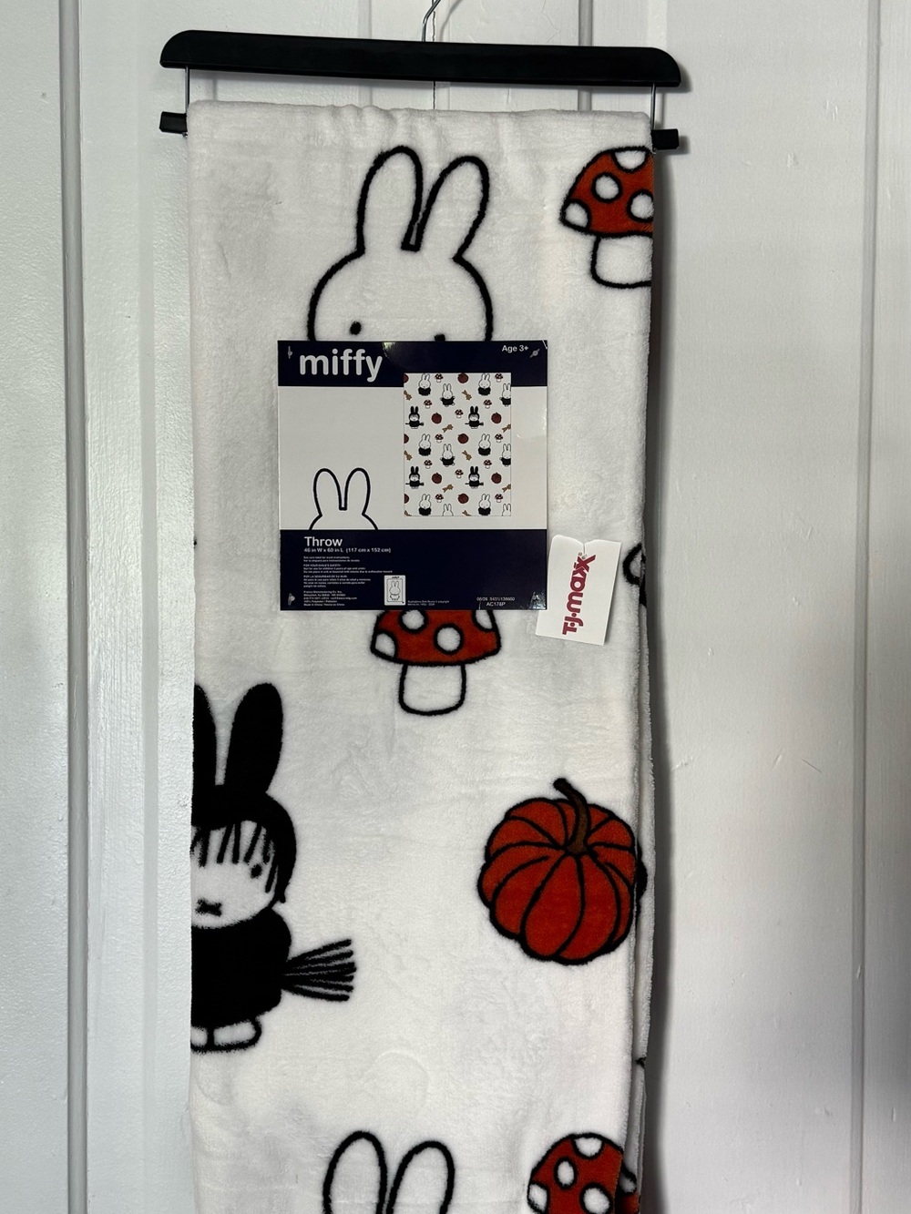 Miffy Halloween Throw Blanket